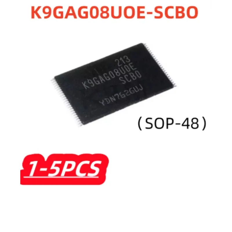 1-5Pcs/lot 100% New K9GAG08U0E-SCBO SOP-48 NAND Flash Memory Chip Electronic Componenty