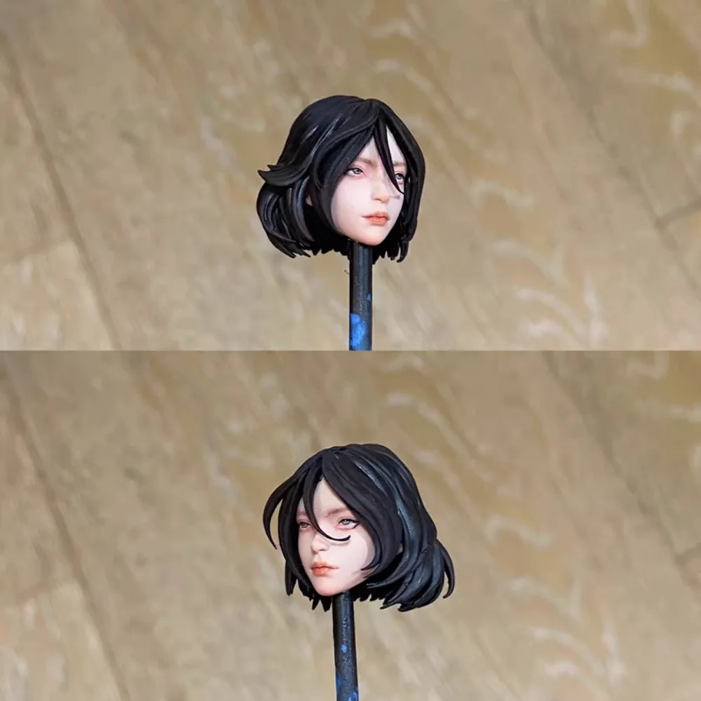 【30days Made】1/12 Scale Female Soldier Super Heroine Cindy Moon Painted Unpainted Head Sculpture For 6''Action Figure Model