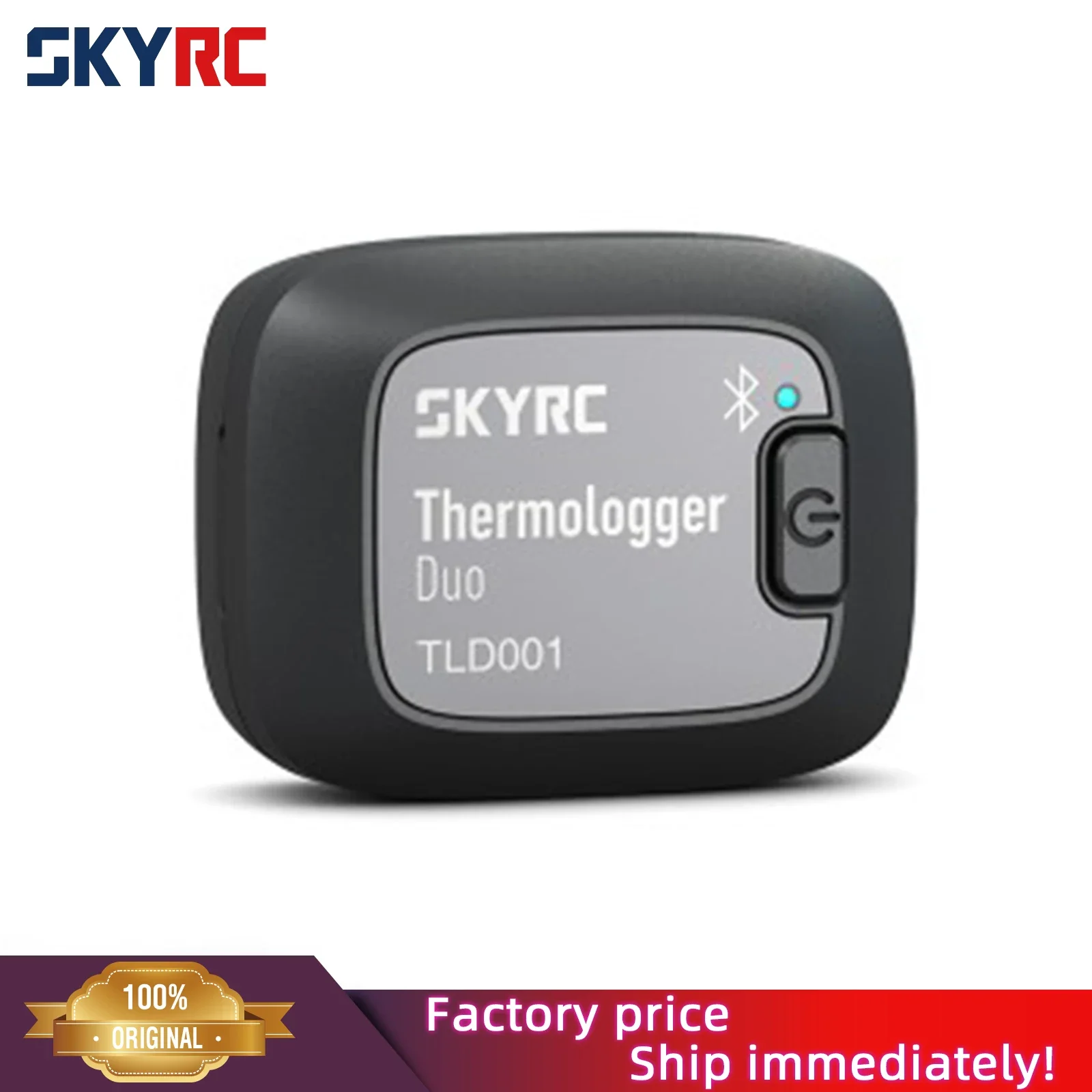 SKYRC TLD001 Thermologger Duo Bluetooth Temp Detector SK-500043 Motor ESC Lipo Battery Temperature Checker RC Model Parts