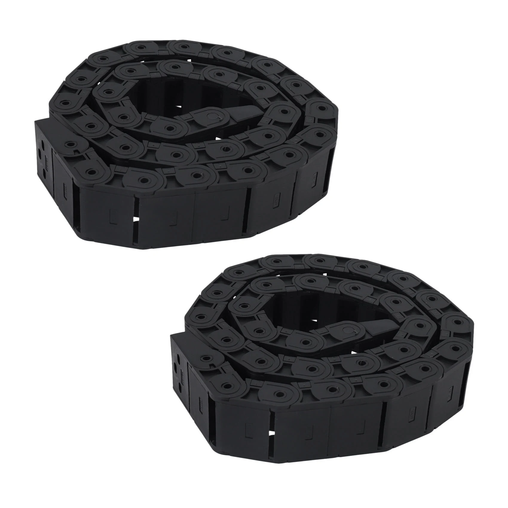 

Гибкая полузакрытая кабельная цепь ABBY-2X, черная, 18 мм x 37 мм, 1 м (39,4 дюйма)