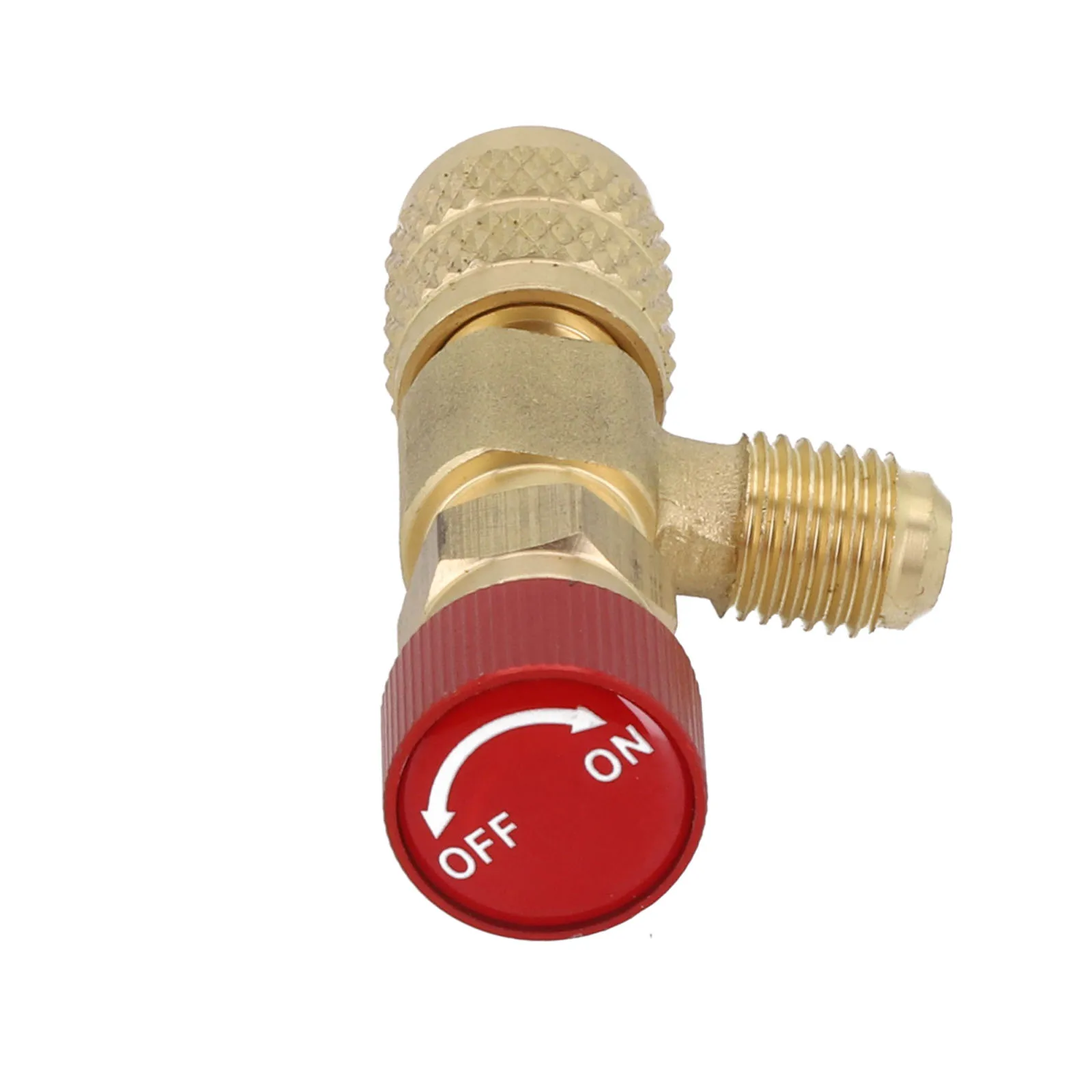 ใช้งานง่าย AC วาล์วความปลอดภัยวาล์วรั่วฟรีการเชื่อมต่อ LeakProof Movable Thimble SAFETY Stem INJECTOR R410 R22