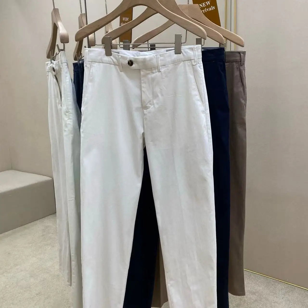 ملابس رجالية إيطالية BC للخريف والشتاء بنمط المال القديم الجديد سراويل غير رسمية عصرية للرجال سراويل غير رسمية متعددة الاستخدامات للأعمال #3