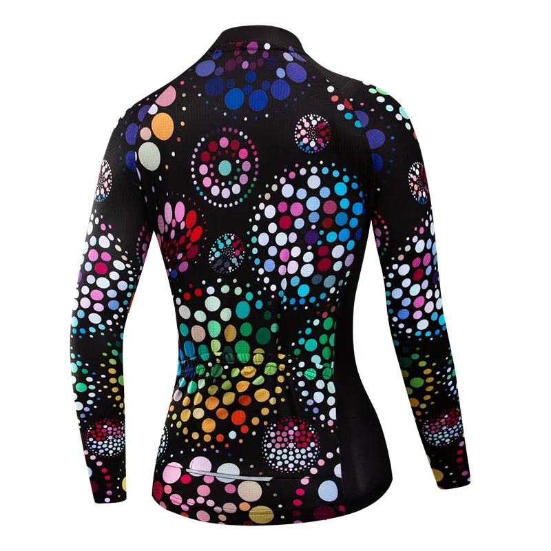 Weimostar Winter Women\'s Thermal Cycling Jersey Long Sleeve Windproof Bicycle Shirts Warm Bike Clothing Tops Road Cycling Blouse