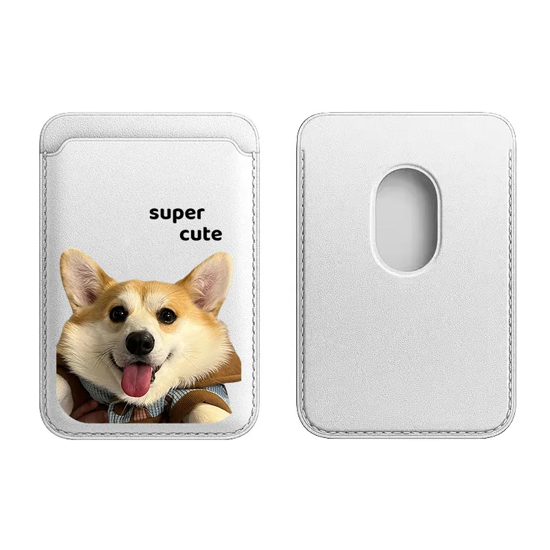 

Super Cute Puppy Couple Cartoon Card Holder Magnetic For iPhone 17 Pro Max For Samsung Galaxy S26 FE For MagSafe Wallet Cover