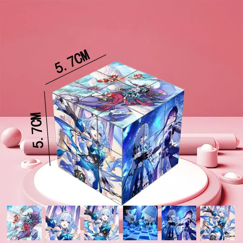 أنيمي هونكاي ستار السكك الحديدية سيريدا المكعب السحري تويست لعبة لغز سرعة مكعب التعليمية تململ سرعة مكعب اللعب هدية عيد ميلاد