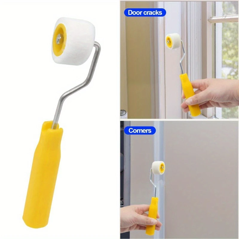 

1PC Mini Paint Rollers Doors And Ceilings Wool Brushes Extra Small Paint Touch Up Trim Edge Brush Roller wall repair paint brush