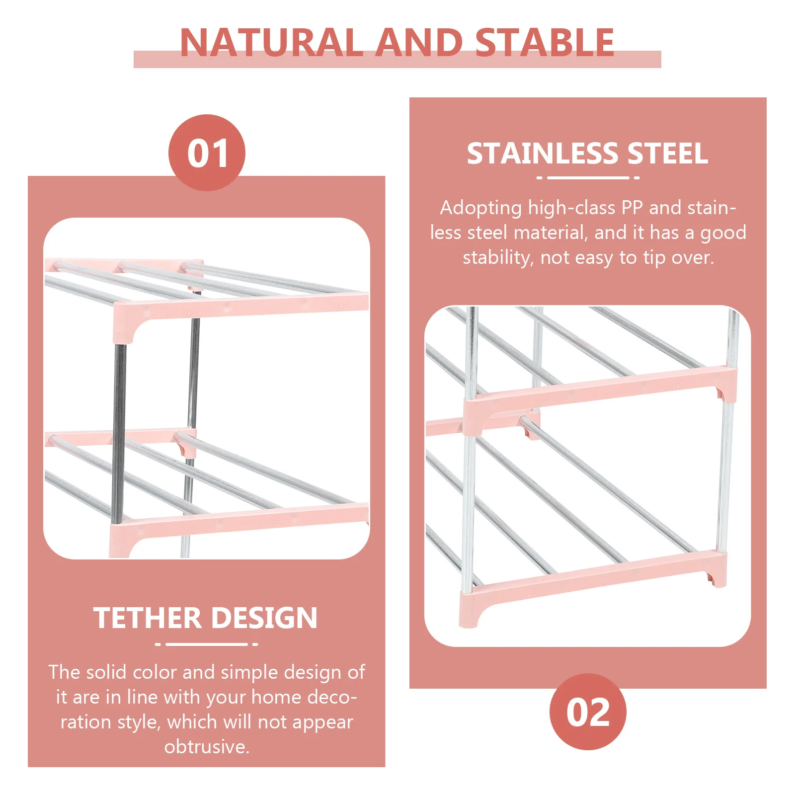 

Four-Layer Shoes Rack Simple Design Home Decor Multi-Layer Stand Practical Shoe Storage Solution Shoes Rack