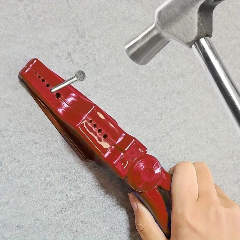 Hammer-Nagelzange, Fingerschutz für Schiebegelenkzangen, Hammer-Nagel, Nagelzange zum Trimmen, um die Finger zu schützen – Detail 9