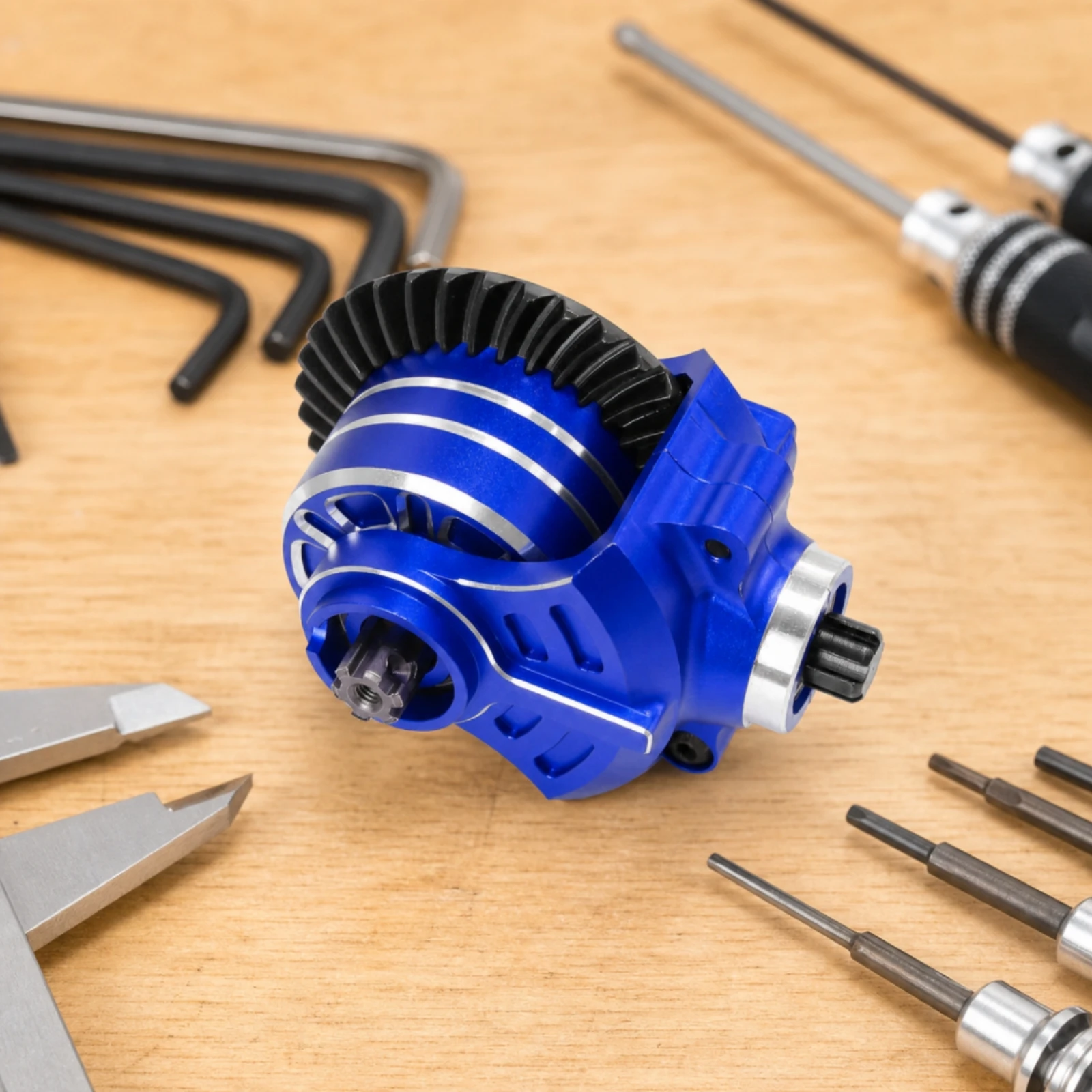 Differential with Pinion Gear Upgrade Differential Assembly Drivetrain Gear Metal Precision-Machined for Hobbyists