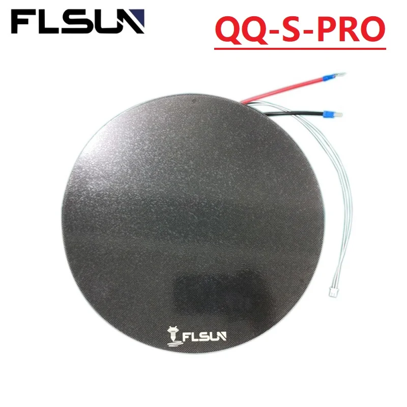 FLSUN QQS Pro Hot Bed 3d Printer Accessories 24v Heatbed Round Lattice Platform 255mm Heat Paper Wholesale