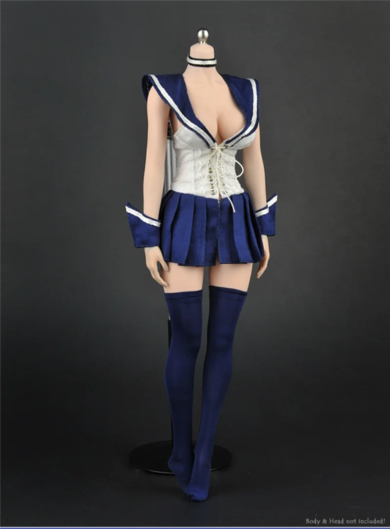 

1/6 Scale Soldier Sailor Uniform Model for 12'' Female