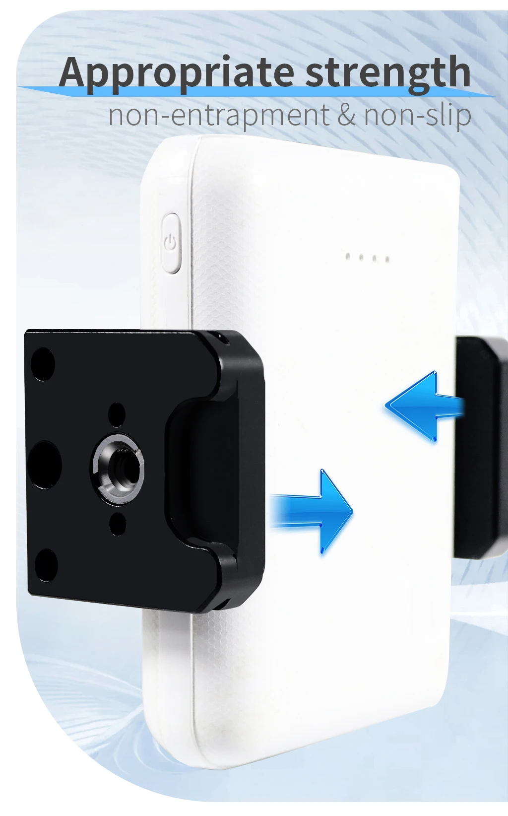 Powerbank Clip Mobile Ladegerät Halter Festplatte Fall Halterung für 5,5-8,5 cm Power Bank für Live Broadcast Kamera Käfig Telefon Ladung – Detail 20