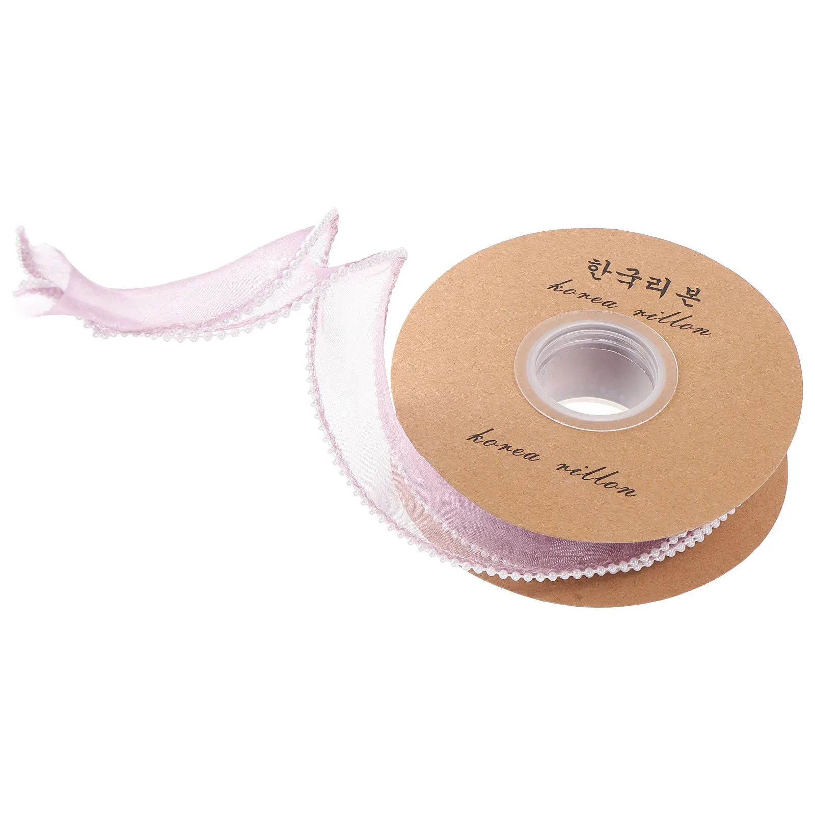 

Pearled Polyester Ribbon Wide Wave Cuttable Durable Gift Wrapping Craft Decoration Diy Accessory Festival Present Ribbon