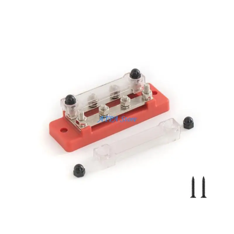 

U13C 8 Post Power Distribution Block Terminal Studs Screws Bus Bar for Yacht Ship Car