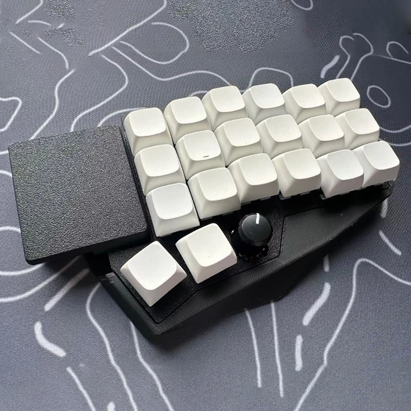 Corne TP Split Keyboard Kit Wired Hot Swap VIAL mit Trackpad MX Switch Wired Corne TP Split Keyboard PC Gamer Zubehör