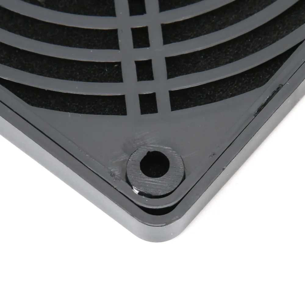 2PCS Durable 12cm Fan Dust Filter Cover Reusable Black PC Cooler Fan Dust Filter Computer Chassis Cooler PC Fan