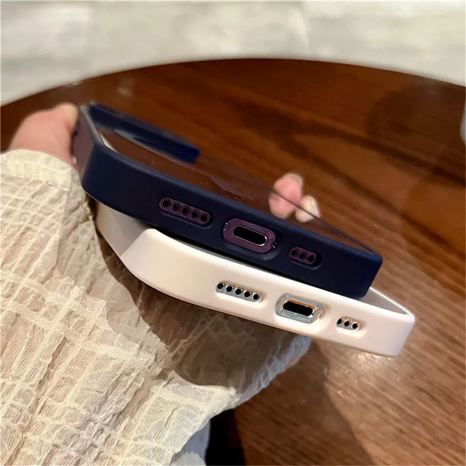 Luxuriöse magnetische kabellose Ladung für Magsafe-Hülle für iPhone 16 15 14 Plus 13 12 11 Pro Max, stoßfeste transparente Stoßstangenabdeckung – Detail 6