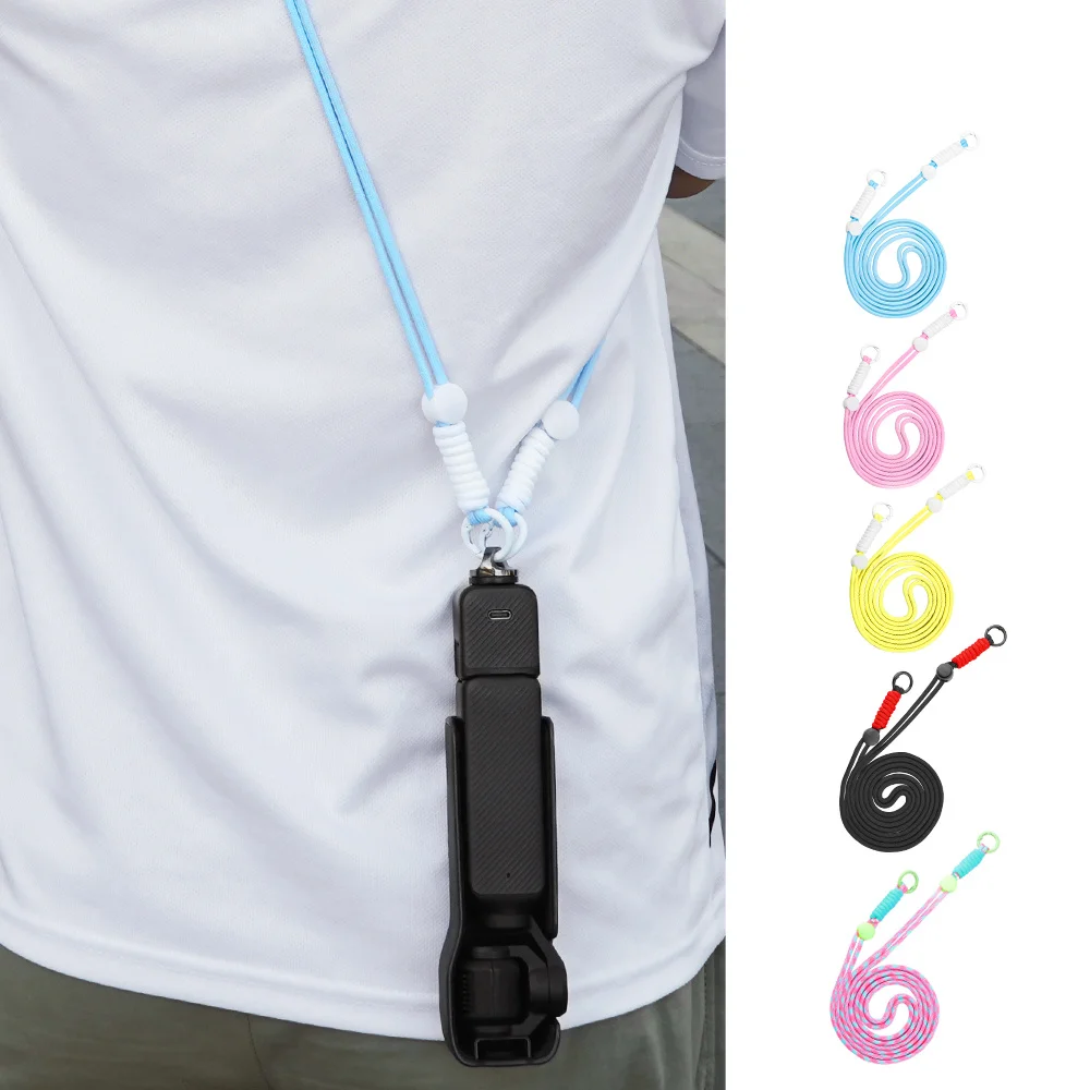 Neck Lanyard For DJI OSMO Pocket 3 Handheld Gimbal Strap Belt Anti-dropping Sling For Insta360 One X2/X3/Go 3 Camera Accessories