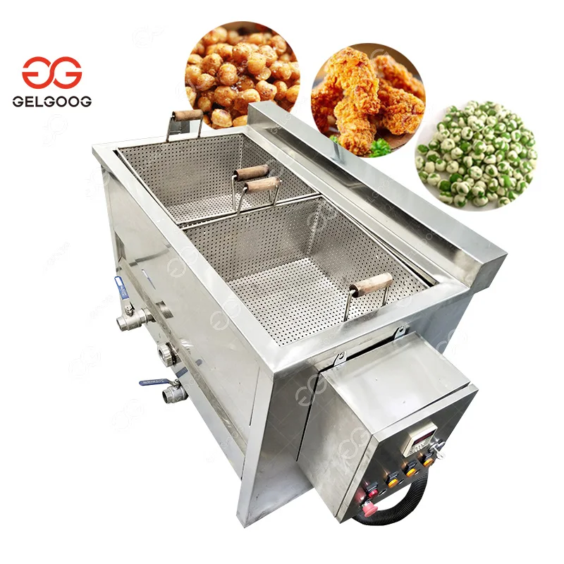 Easy Operation Chicken Chips 2 Tank 4 Basket Used Gas Electric Deep Frying Machine Industrial Fryer