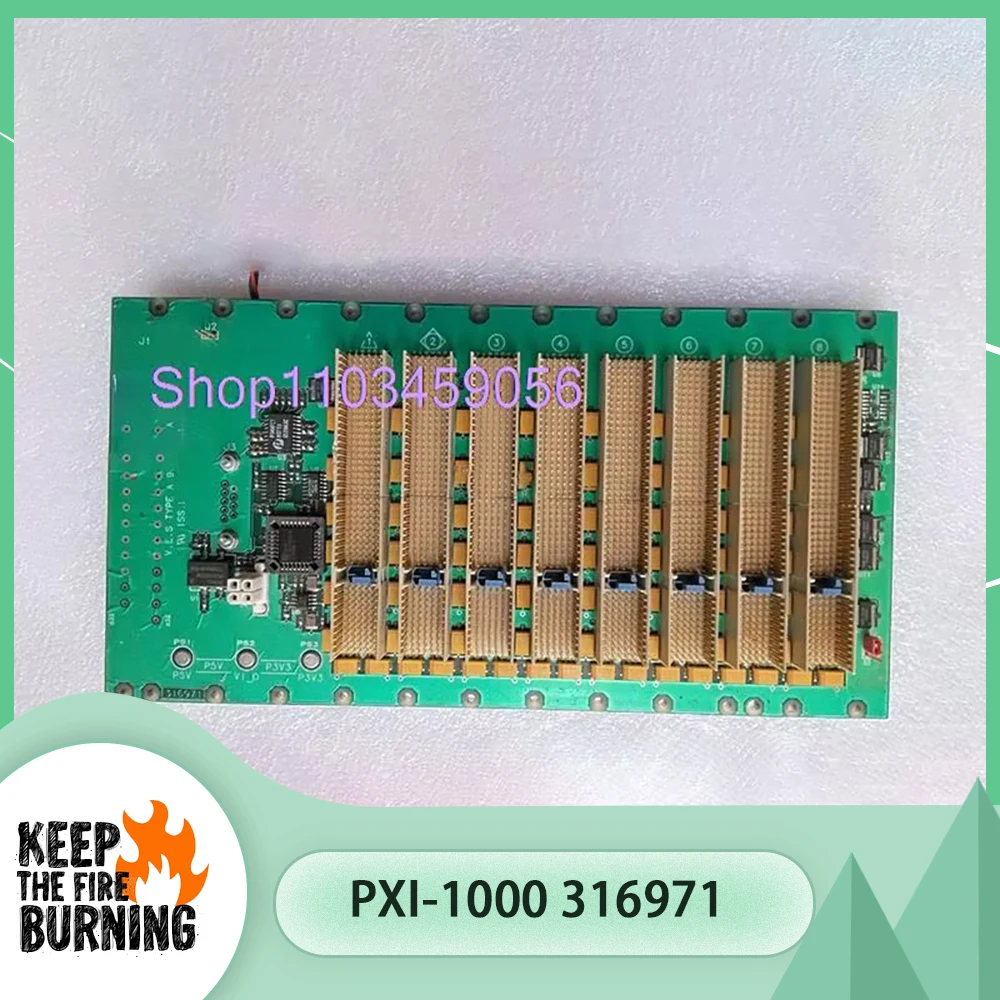 Industrial Med-ical Equ-ipment Line Count Backplane Motherboard PXI-1000 316971