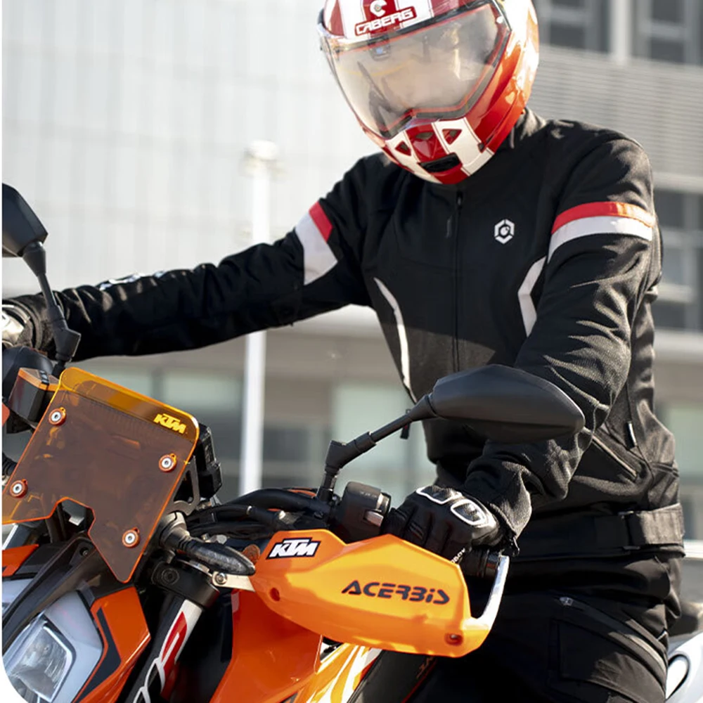 

Motorcycle Wear Summer Men's Breathable Jacket Mesh Motorcycle Wear Knight Gear Jacket