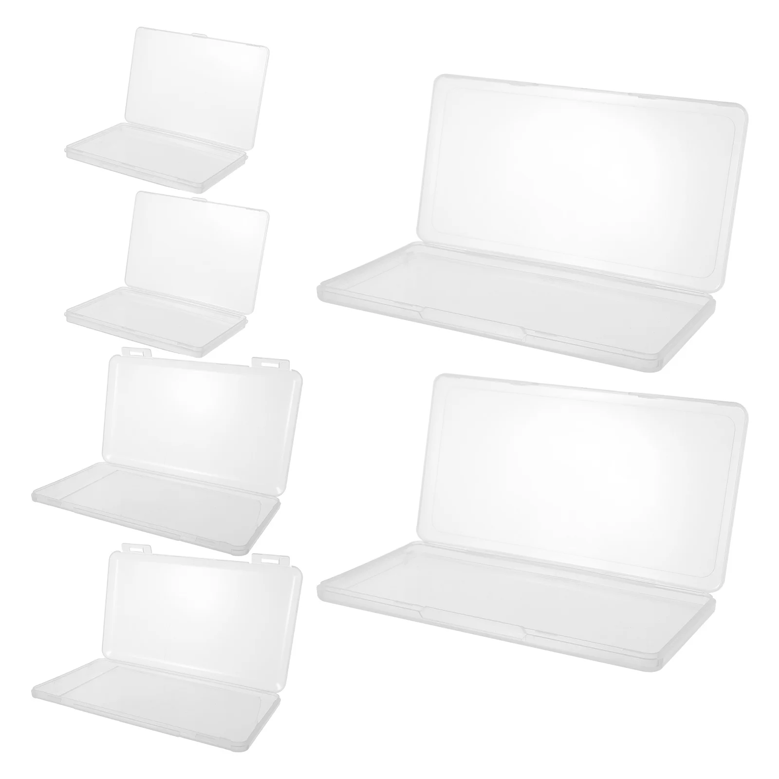 

6pcs Portable Watercolor Palette Box Transparent Pigment Storage Organizer Compact Airtight Paint Container For Travel