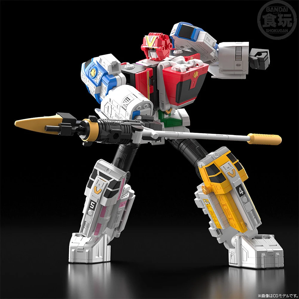 In Stock Bandai Original SMP Kyuukyuu Sentai Gogofive Victory Mars Assembly Robot Model Toys Collectible Figures Gifts for Fans