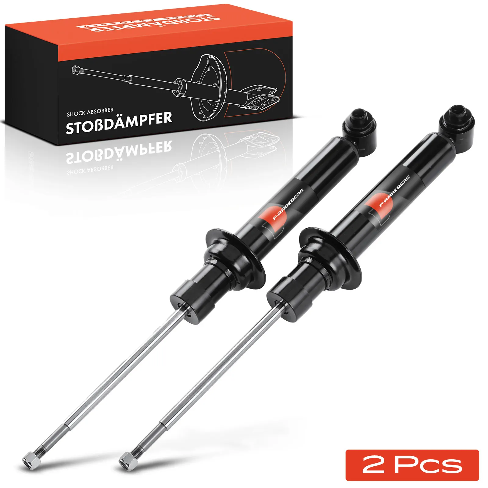 Frankberg 2x schokdemper achteras voor BMW 5 Serie E60 2.0L 2.2L 2.5L 3.0L 4.0L 4.4L 4.8L 2001-2010 33526766605