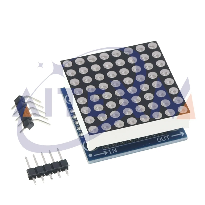 Picture 6: MAX7219 R/G/B Dot Matrix Module 8x8 Microcontroller Module Display Module Finished For Arduino