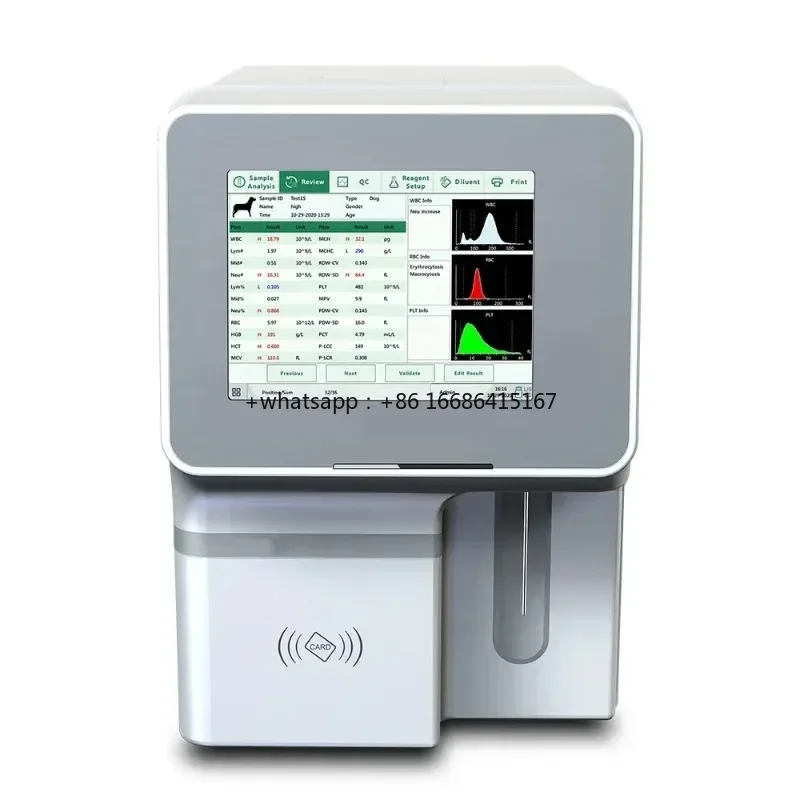 Animal Vet CBC Test Full Count Machine Auto Veterinary Hemogram