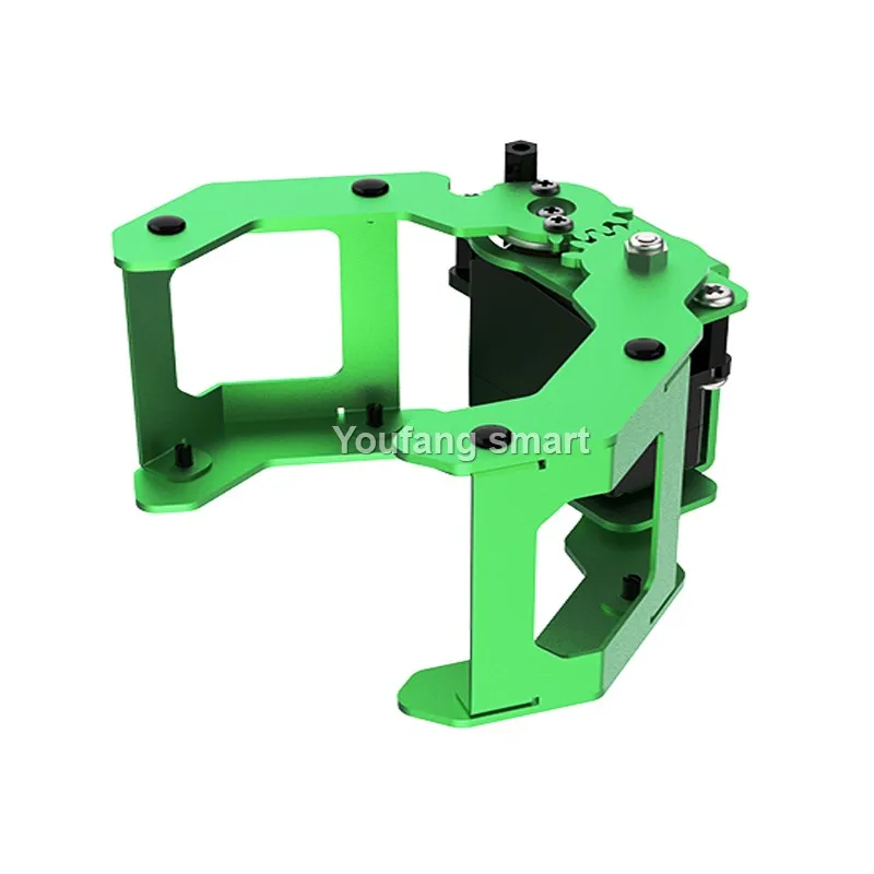 132mm Opening Metal Robot Gripper Big Mechanical Claw Clamp Servo MG996/DS3218 Green Robotic Claw For Arduino Robot Arm DIY Kit