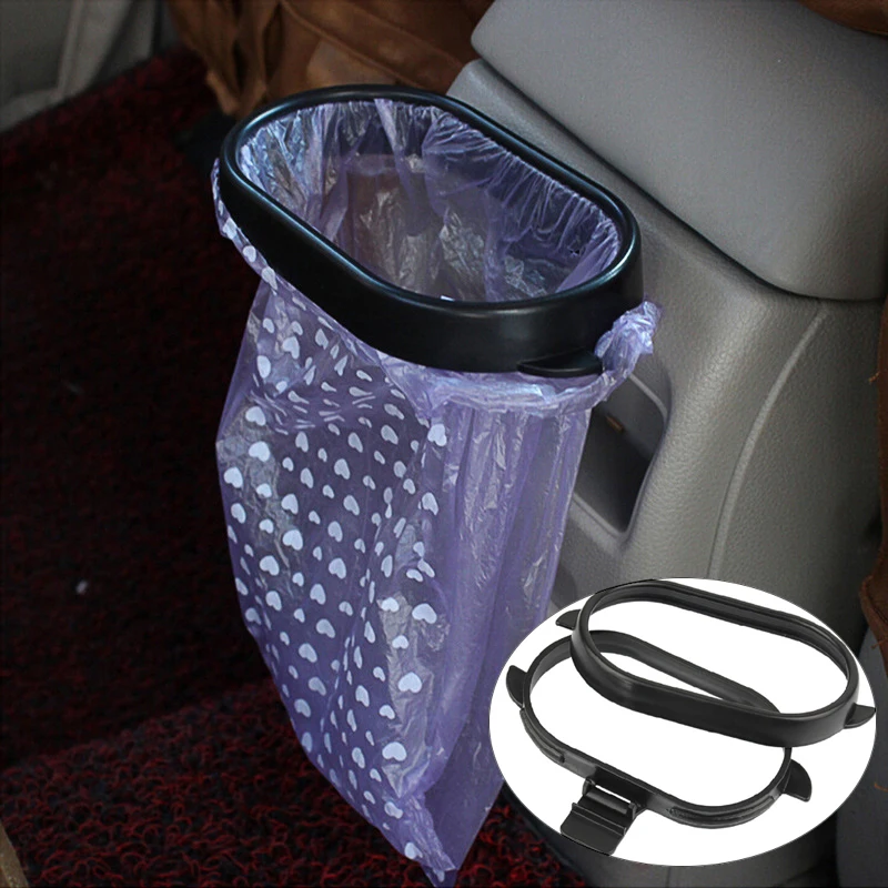 

Car Rubbish Bag Holder Hanging Bin Frame Multi-functional Foldable Easy To Install and Dismantle Car Interior Accessories