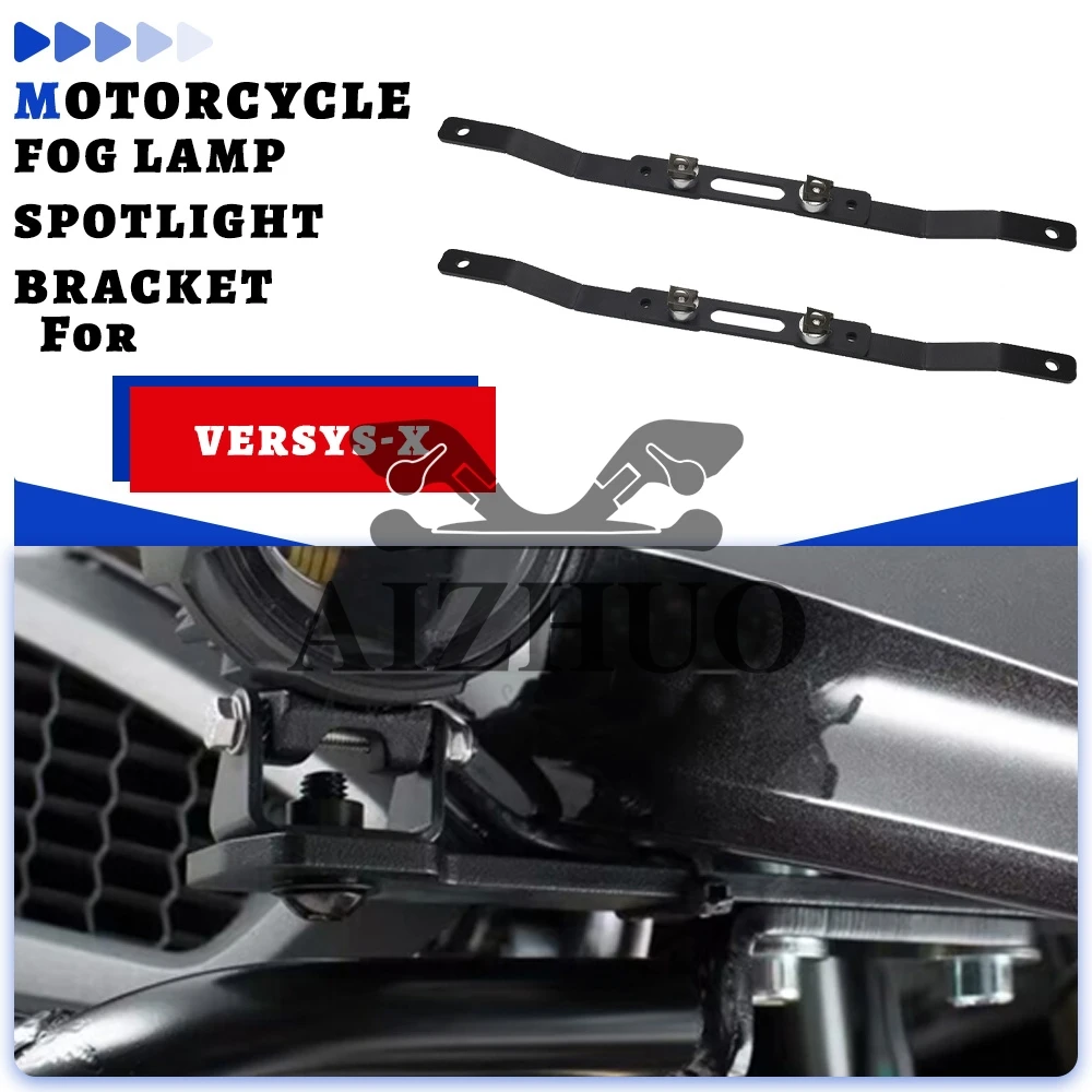 

For Kawasaki Versys-X 300 2017-2018-2019-2020-2021-2022-2023-2024-2025 Fog lamp bracket Moto Accessories Auxiliary light bracket