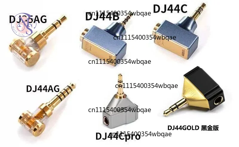 Balanced Audio Adapter, Compatible with DJ35AG DJ44AG DJ44B DJ44C Gold Audio Connector