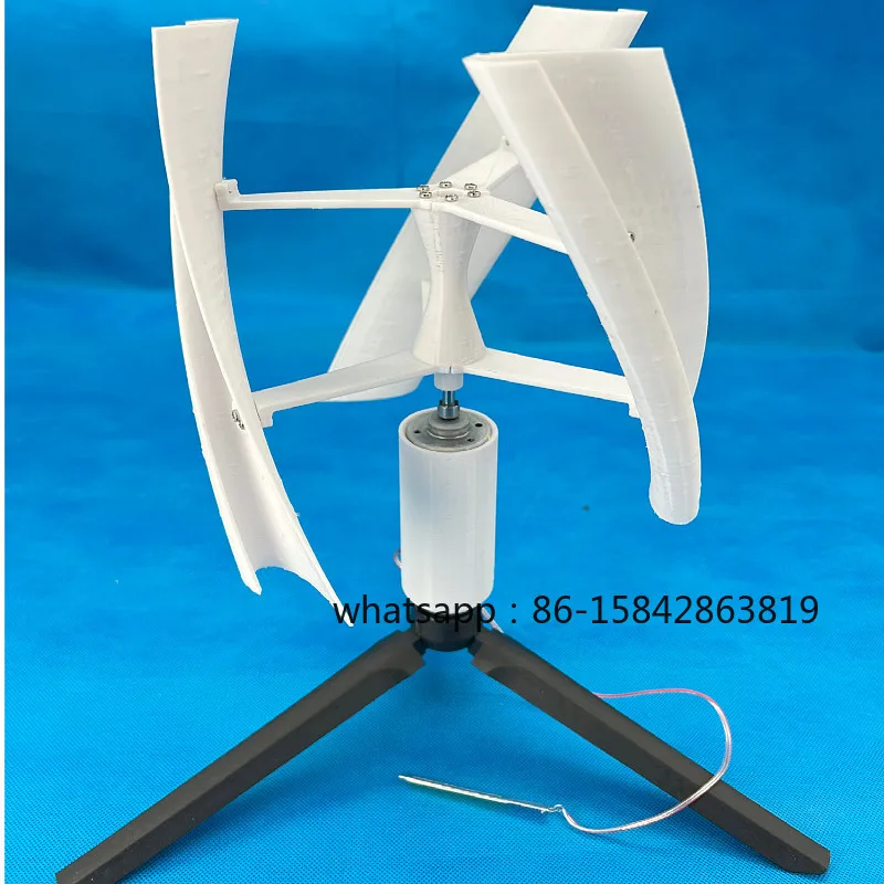 3D printing PAL material, micro wind turbine, vertical axis brushless DC generator