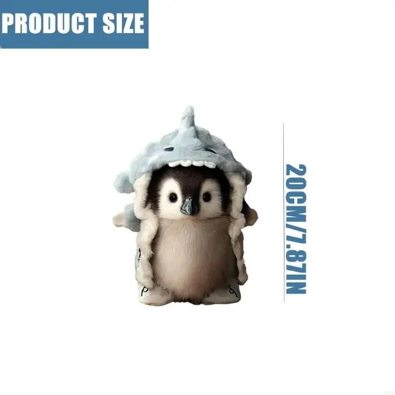 Urocze słodkie pingwiny lalka wypchana zabawka przytulanie lalka bawełna wypełniona samotność wygodna zabawka dla dziewczynki