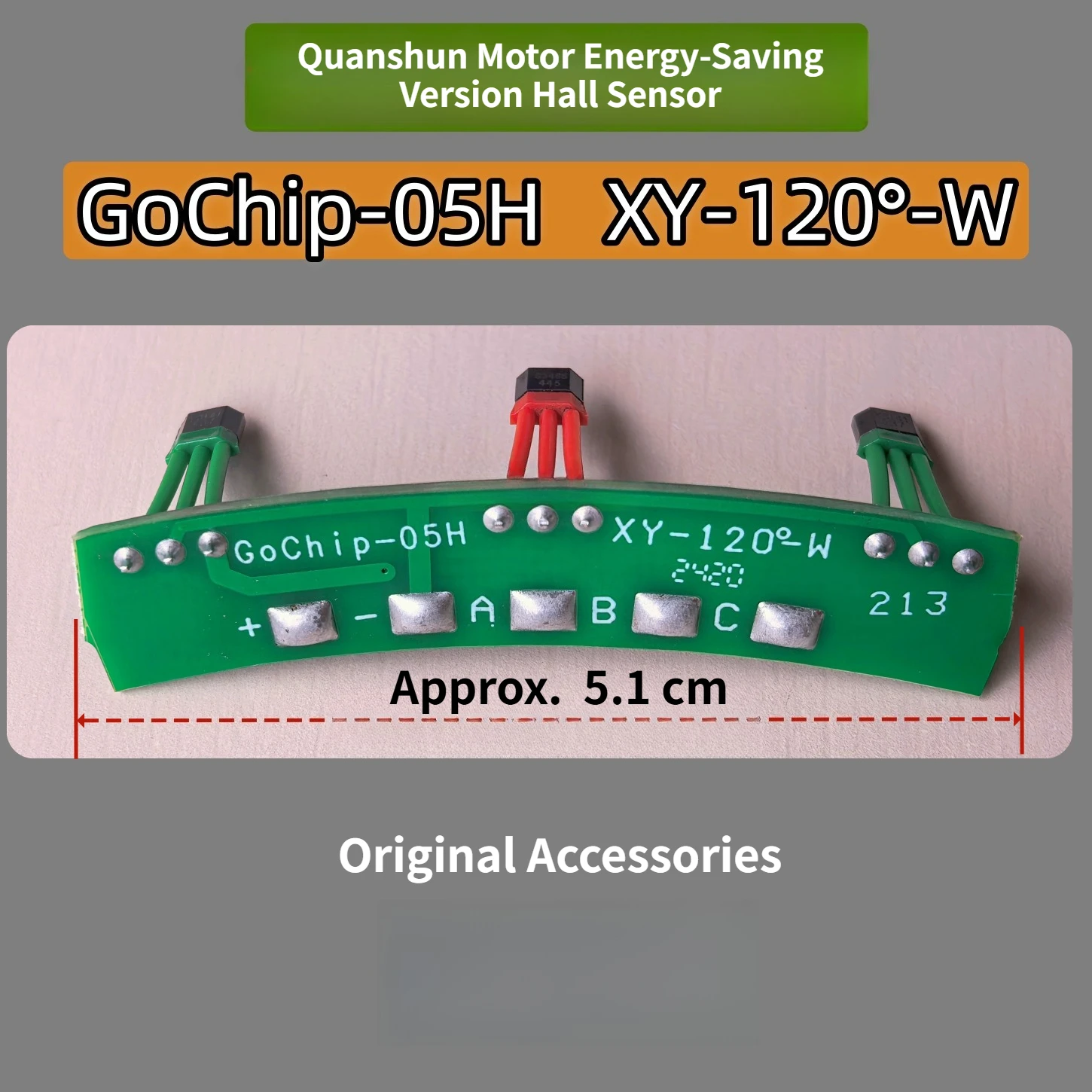 Original motor Hall sensor board GoChip-05H XY-120 °-W   GoChip-04G XY-120°-W for Electric Motorcycle & E-Bike