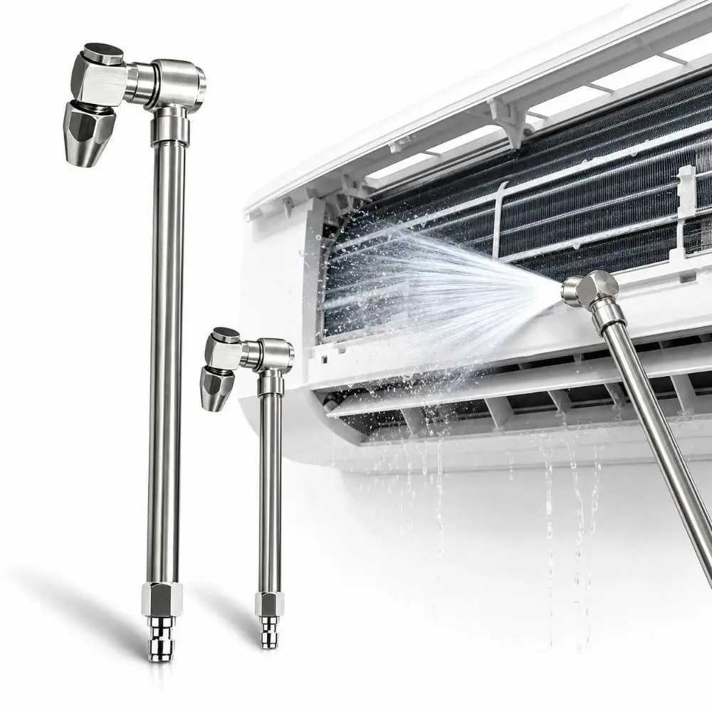 Dual 360° Swivel Air Conditioner Cleaning Wand 1/4