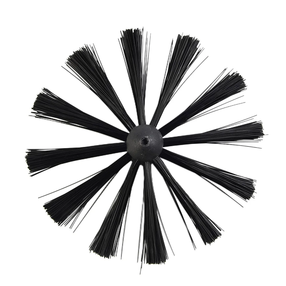 100/150mm Chimney Brush Dryer Vent Cleaning Brush Lint Remover Bristle Head Nylon M8 Thread Household Cleaning Tools