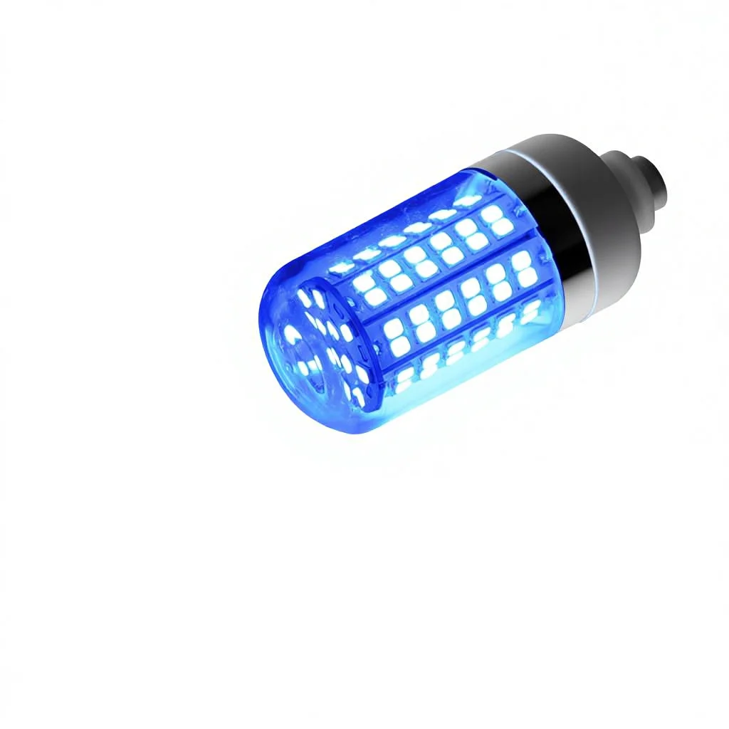 

RTNLIT 12V 15W IP68 Blue/Green LED Underwater Fishing Light 108 LEDs Submersible Night Use Attracts Crappie Squid Krill 5M