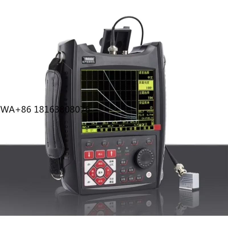 XUT560C Portable Ultrasonic Flaw Detector NDT Tester for Steel Structure Pipeline Weld Metal Casting Crack Pore Bubble