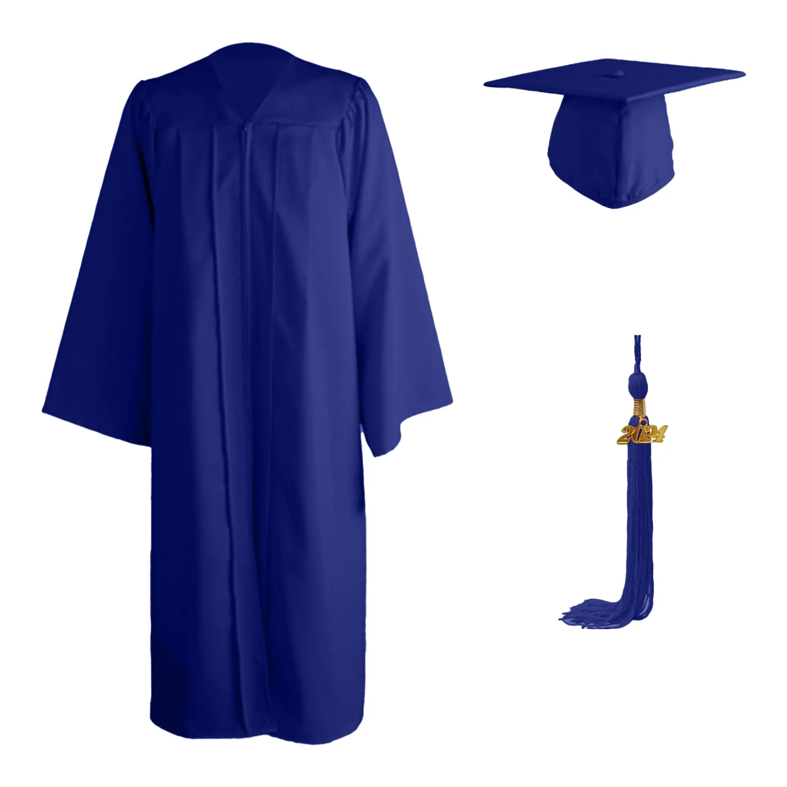 Adulto Estudante Graduação Boné e Vestido Conjunto, Uniforme Escolar, Robe Acadêmico, Terno Grau Universitário, Vestido de Graduação