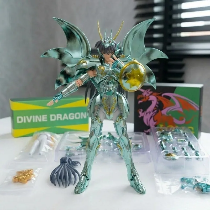 

[Ready Stock]Saint Seiya GT Dragon Shiryu God Cloth V4 Myth Cloth EX Diecast Metal Armor Action Figure Toy Collection Gift