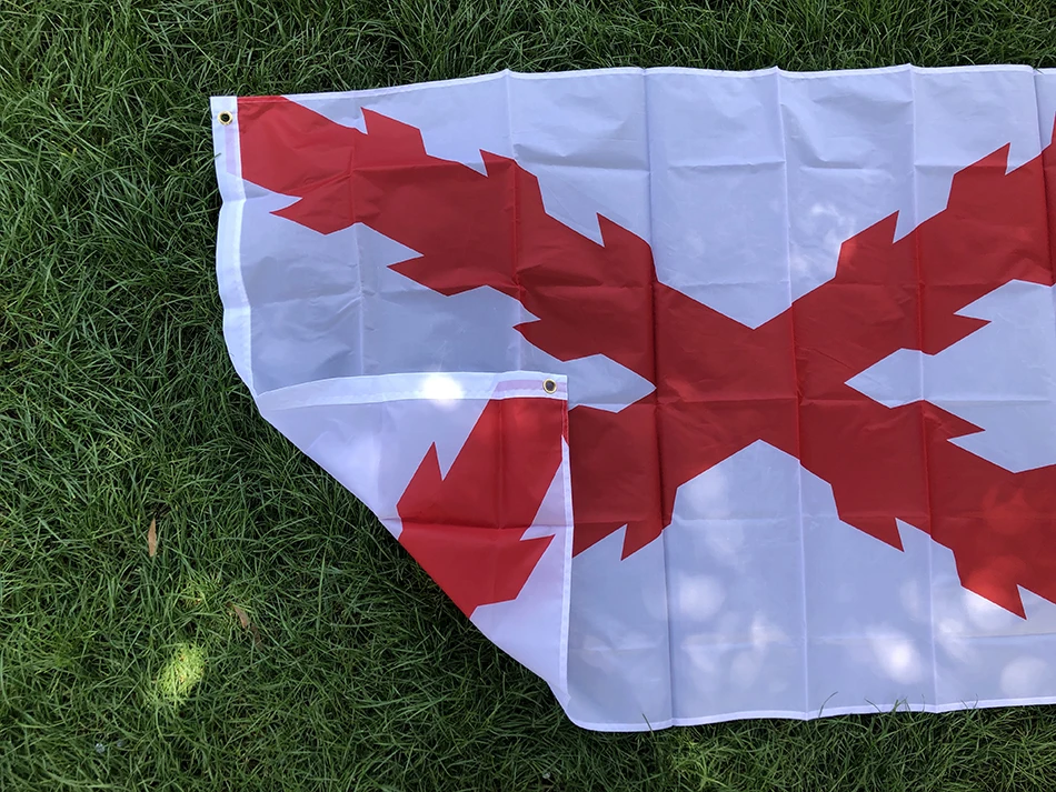 TIKI FLAG الصليب الاسباني من علم بورجوندي 3x5ft 90x150 سنتيمتر معلقة البوليستر اسبانيا العلم للديكور المنزل