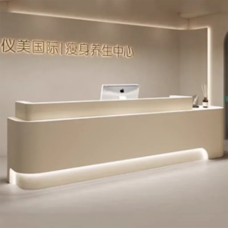 Reception Desks Folding Wall Table Counter Shop Cash Register Motion Computer Atril Bellezza Mostrador De Tienda Center Salon