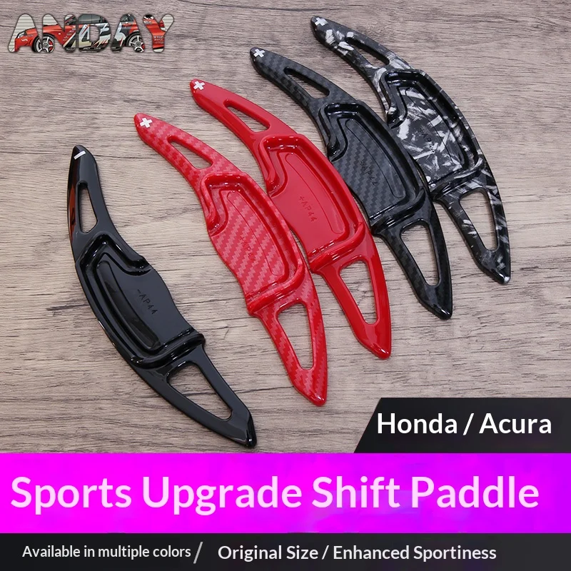 For Acura MDX ILX RDX TLX TLX-L (2013-2024)Car Steering Wheel Paddle Shifter Cover ABS Carbon Fiber Trim Accessories