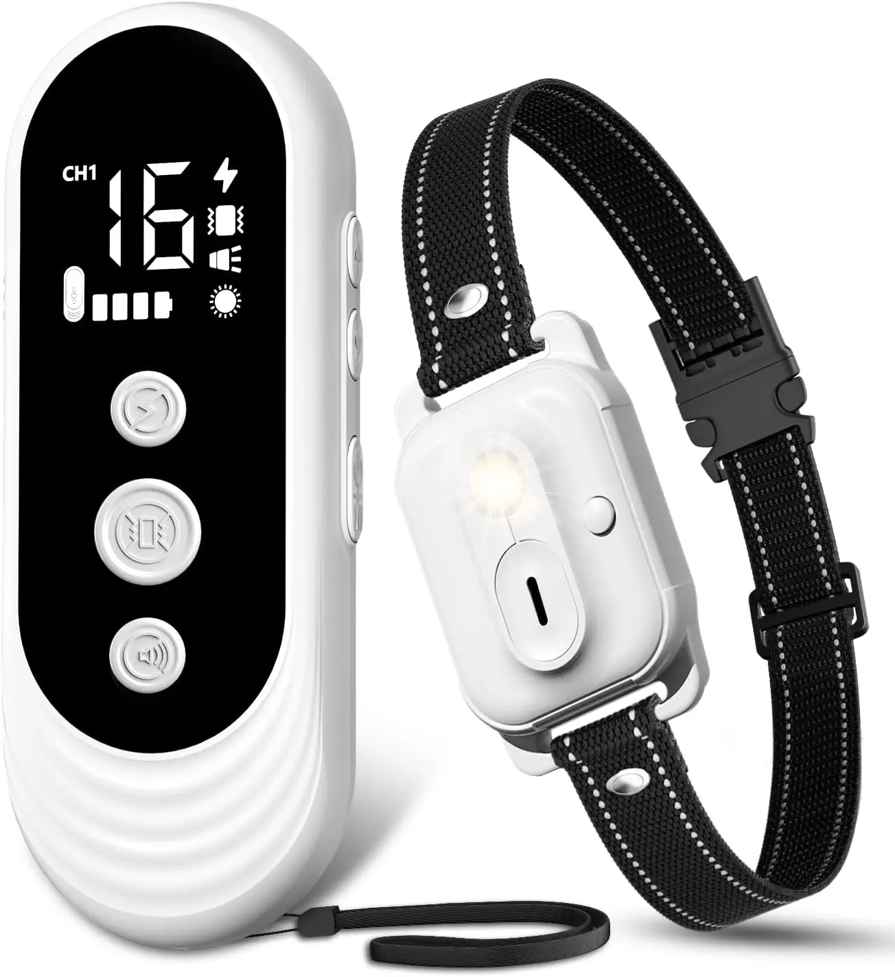 

Dog Shock Collar, 3300ft Remote Training, IPX7 Waterproof, Rechargeable, Beep/Vibration/Safety Shock, for Dogs 8-120 lbs