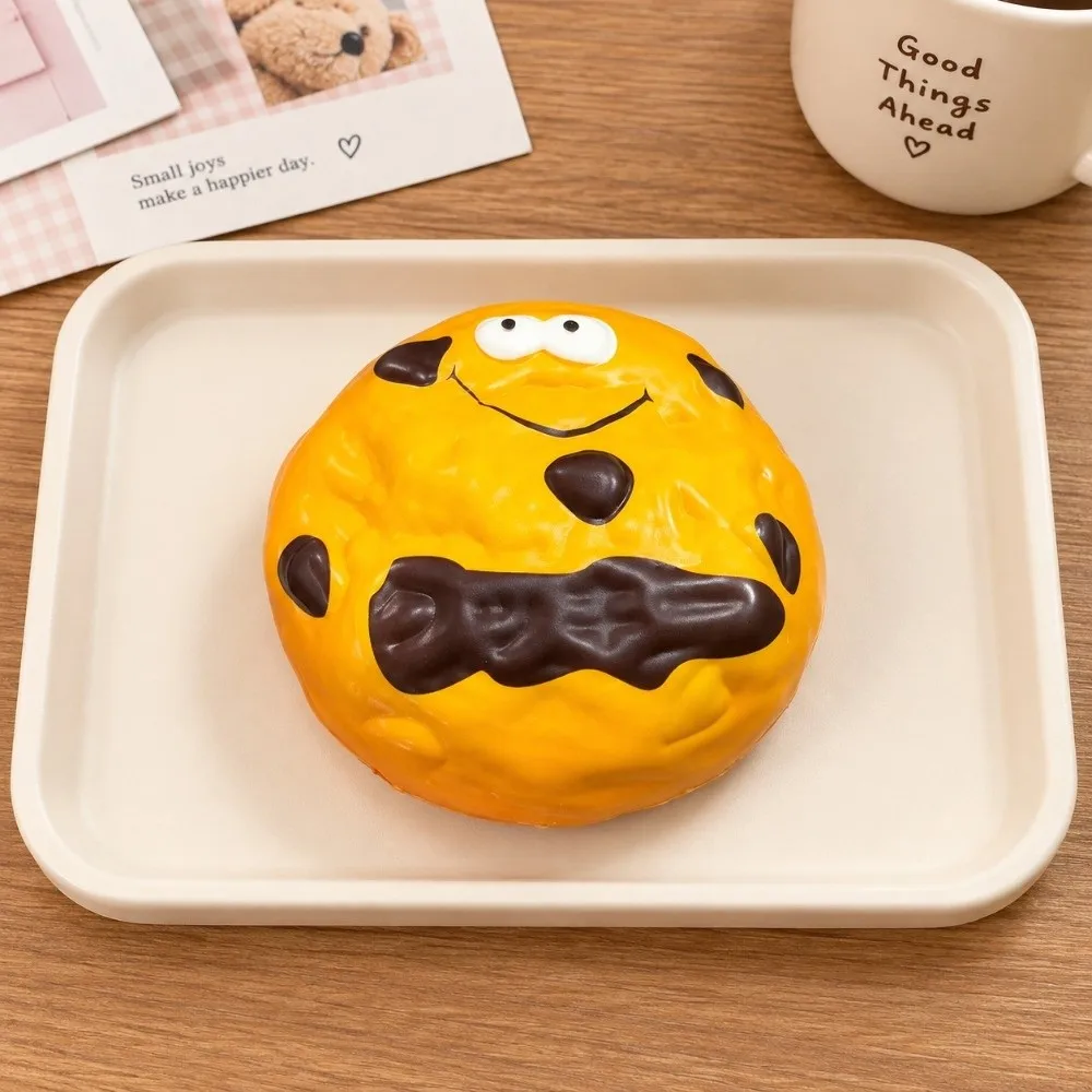New Jumbo Expression Squeeze Fidget PU Funny Cookie Series Squeeze Macarons Slow-rebound Children Gifts