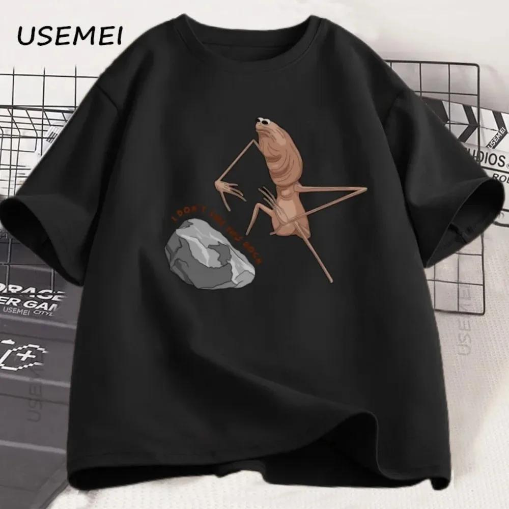 ماركوس الدودة تي شيرت للرجال النساء Y2k الملابس تصميم مطبوعة القطن قصير الأكمام الجولة الرقبة التي شيرت الشارع الشهير Y2k الملابس #2
