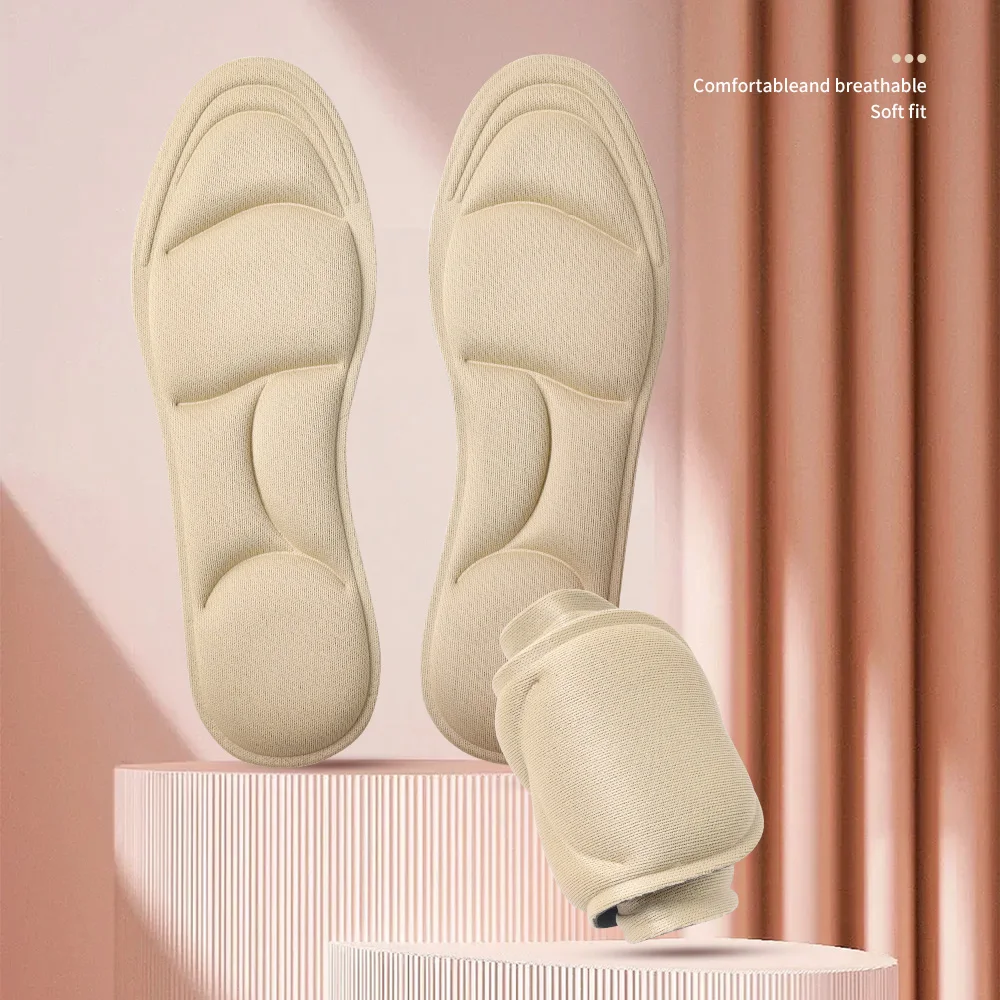 4 Paar/8 Paar/16 Paar dicke Memory-Schaum-Einlegesohlen zur Fußgewölbeunterstützung für High Heels, Turnschuhe, Flats, verbessern den Fußkomfort und die Körperhaltung